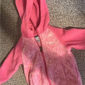 Columbia Kids Floral Pink Hoodie